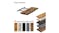 Acacia Floating Shelf 700 x 250 - Brown