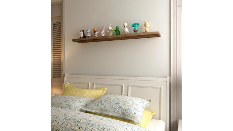 Acacia Floating Shelf 1200 x 250 - Brown