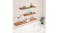 Acacia Floating Shelf 1524 x 254 - Golden Teak