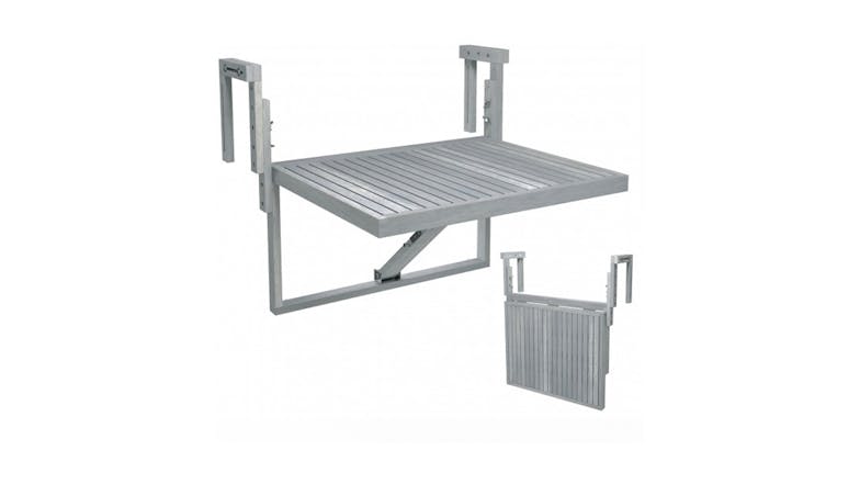 Toronto Hanging Balcony Table - Grey