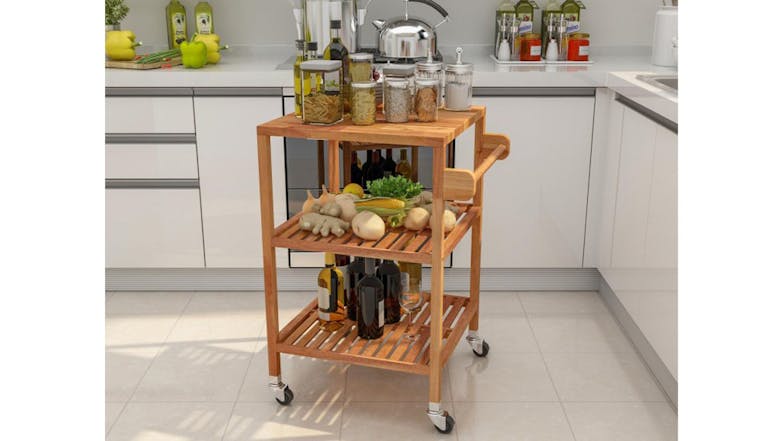 Holger Kitchen Cart 520x520x850 - Teak