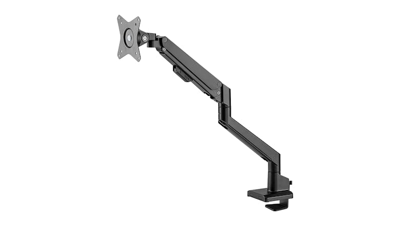 Pout Eyes13 Full Motion Gas Spring Single Arm Monitor Mount - Black