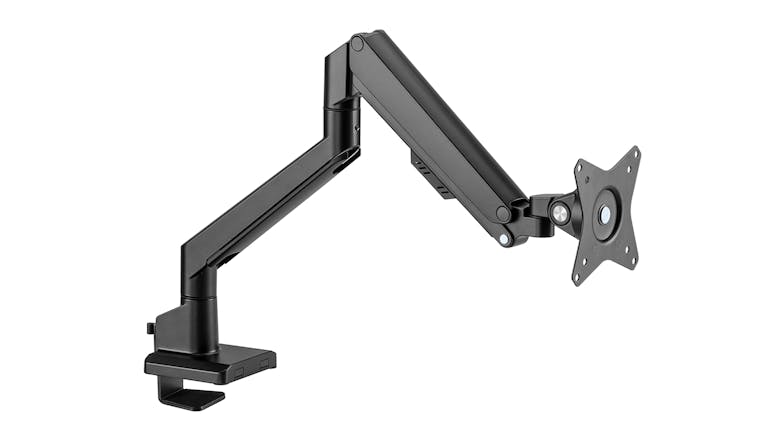 Pout Eyes13 Full Motion Gas Spring Single Arm Monitor Mount - Black