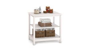 Mia Bathroom Bench 80x50x74.8cm - White