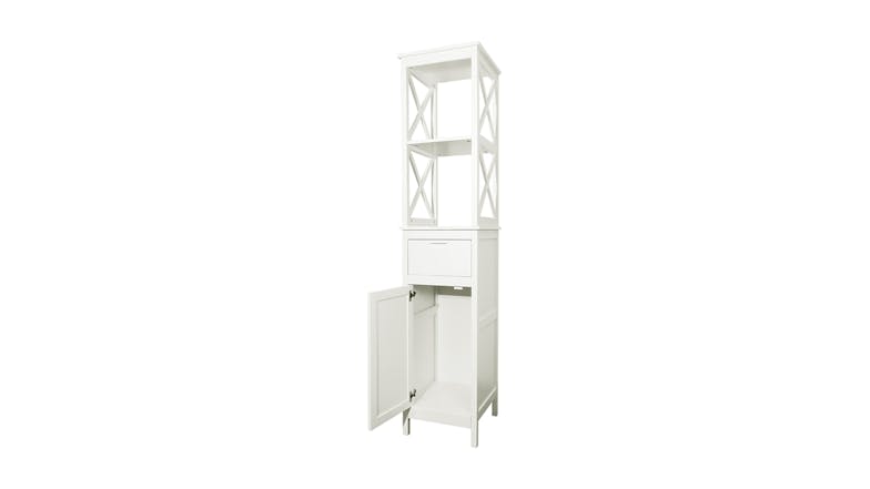 Mia Bathroom High Cabinet Shelf - White