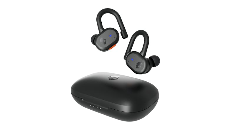 Skullcandy Push Active Skull IQ True Wireless In-Ear Headphones - Black/Orange