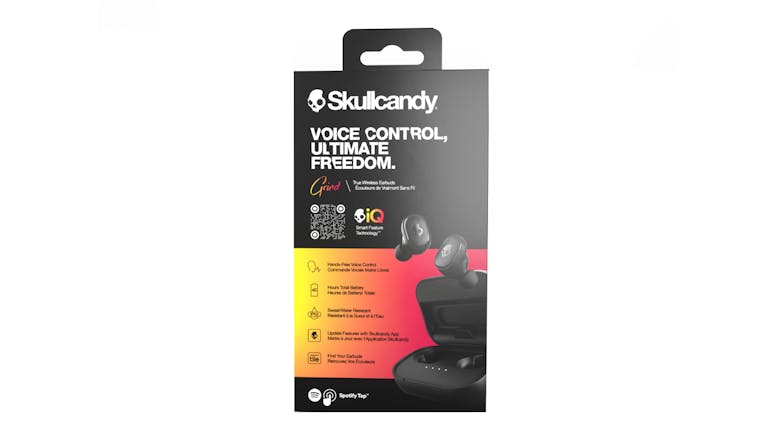 Skullcandy Grind Skull IQ True Wireless In-Ear Headphones - Black