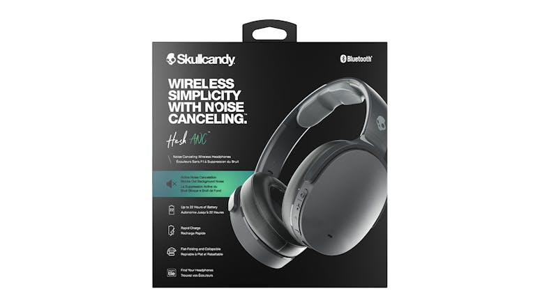 Skullcandy Hesh Active Noise-Cancelling Wireless Over-Ear Headphones - True Black