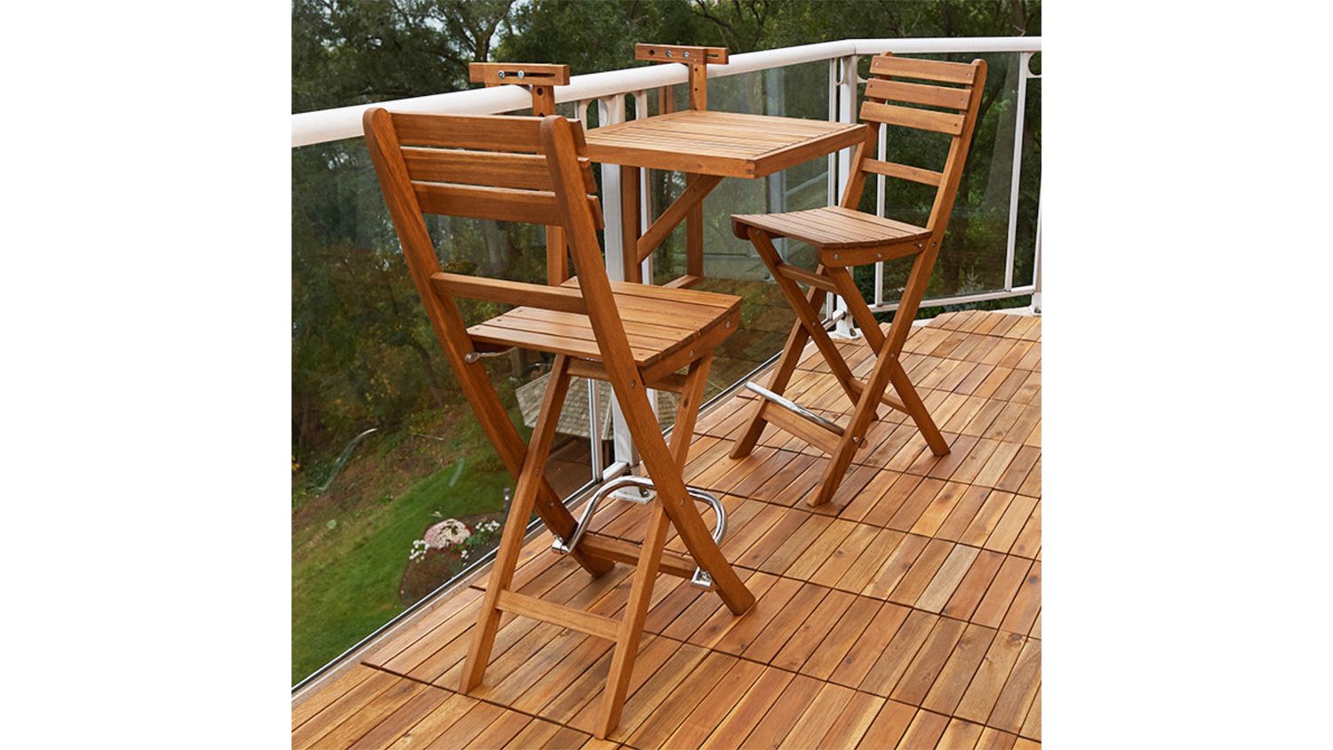 Stockholm Hanging Balcony Table Teak Harvey Norman New Zealand