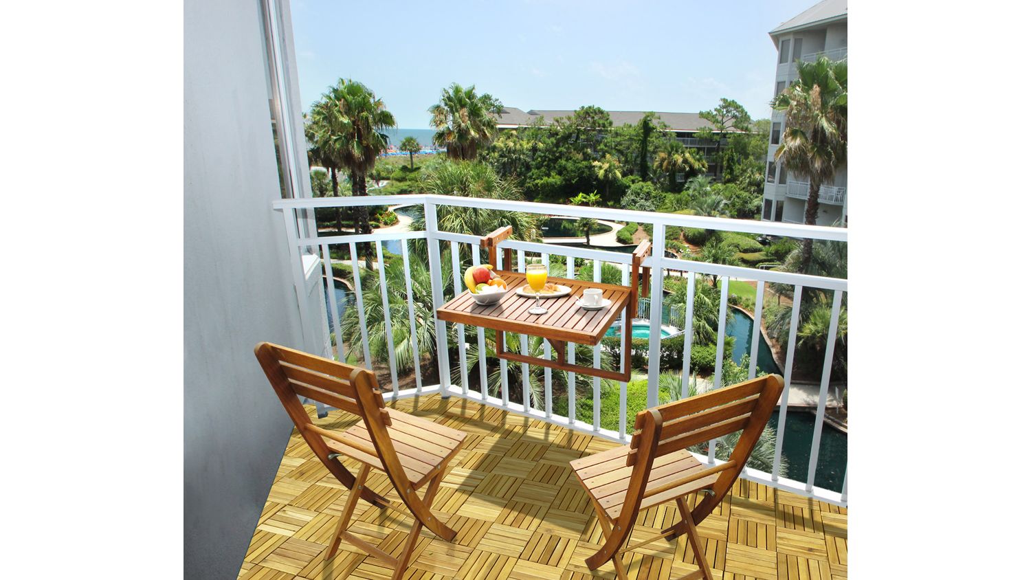 Stockholm Hanging Balcony Table Teak Harvey Norman New Zealand