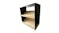 Wine Rack 14 Bottle Display - Rich Black / Natural Pine