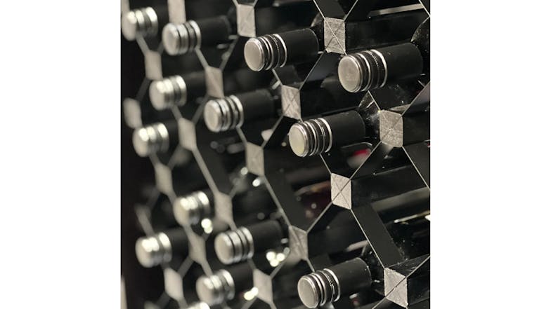 Wine Rack Store 25 Bottle Modern Module Cube Wine Rack - Rich Black