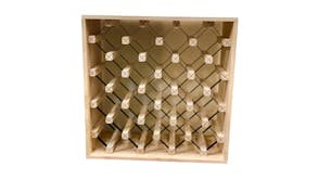 Wine Rack Store 25 Bottle Modern Module Cube Wine Rack - Natural Pine