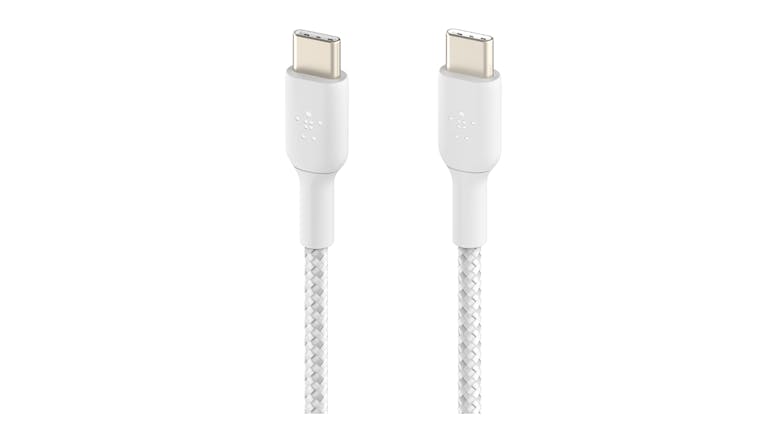 Belkin USB-C to USB-C Braided Cable 1m - White