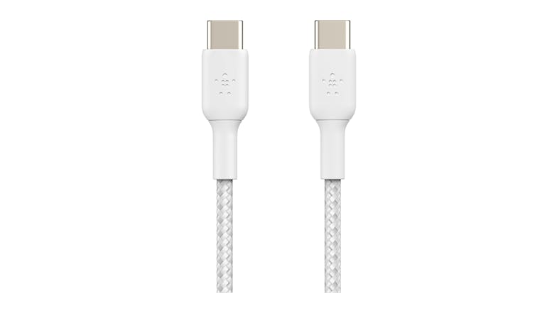 Belkin USB-C to USB-C Braided Cable 1m - White