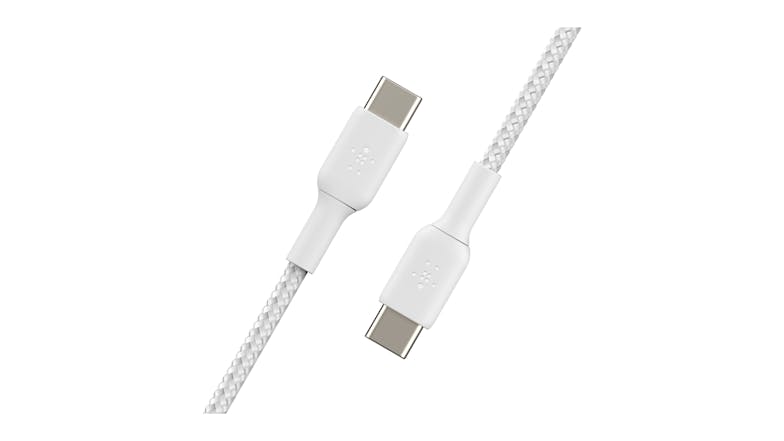 Belkin USB-C to USB-C Braided Cable 1m - White