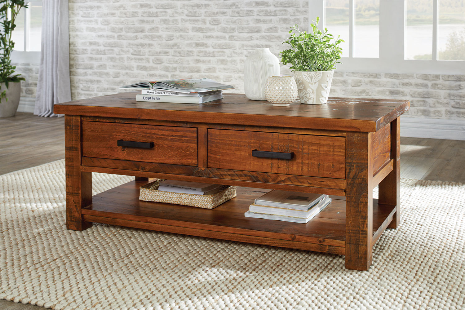 Cobar 2 Drawer Coffee Table by Vivin Harvey Norman New Zealand