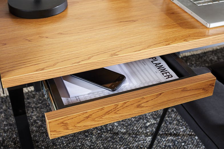 Industrial Inspired Home Office Desk