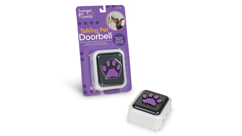 Hunger For Words Talking Pet Doorbell