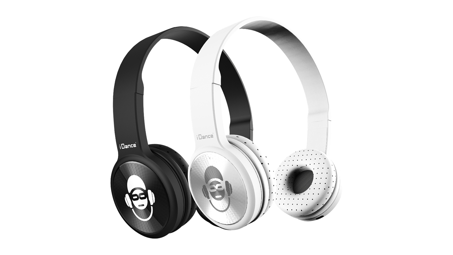 iDance Wireless On Ear Headphones 2 Pack Black White Combo