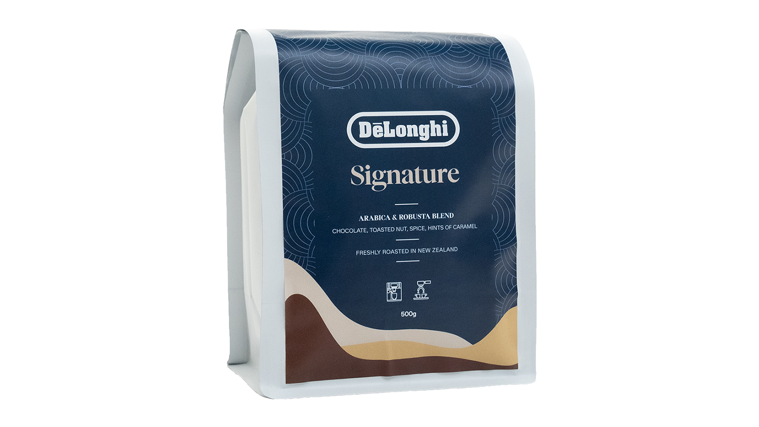 DeLonghi 500g NZ Roasted Signature Beans Harvey Norman New Zealand