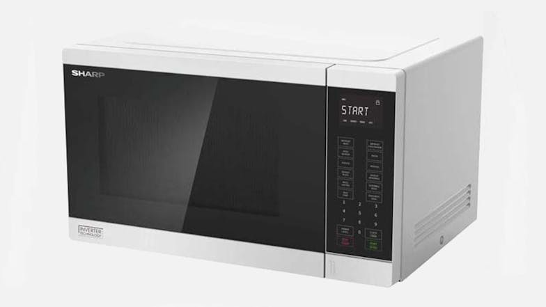Sharp 34L Smart Inverter 1200W Microwave - White (R333FW)