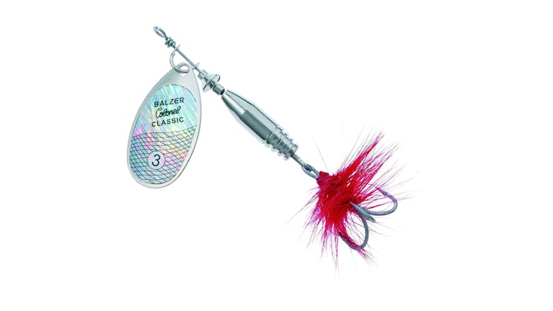 Colonel Classic Spinner Lure Treble Hook 3g - Silver Glitter
