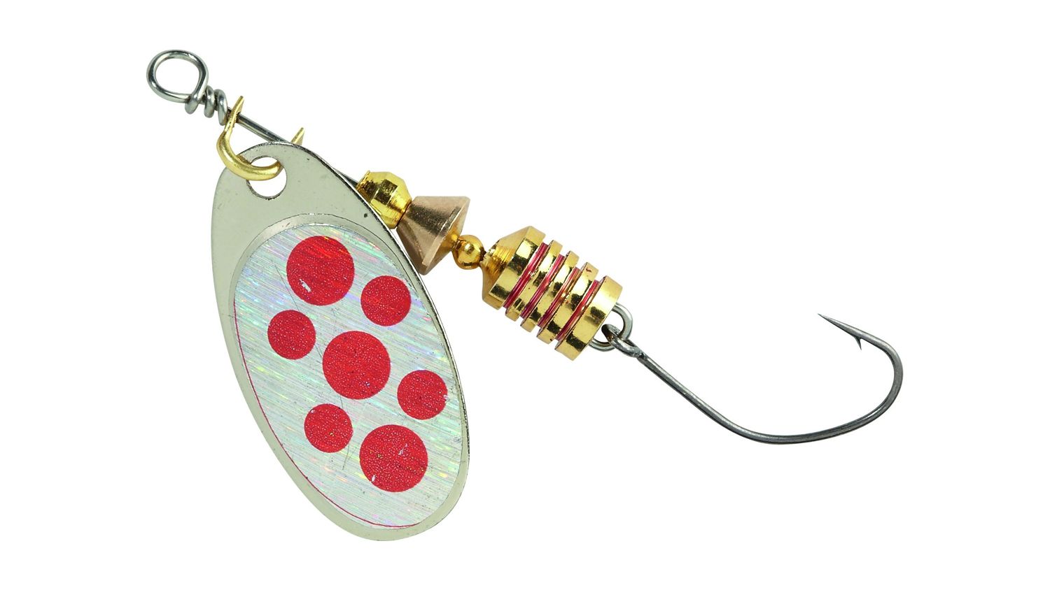 Colonel Classic Trout Spinner Lure Single Hook 6g - Red Spots