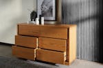 Ashfield 6 Drawer Small Lowboy