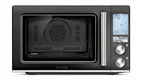 Breville the Combi Wave 32L 3-in-1 1100W Microwave Oven - Black Stainless Steel (BMO870BST)