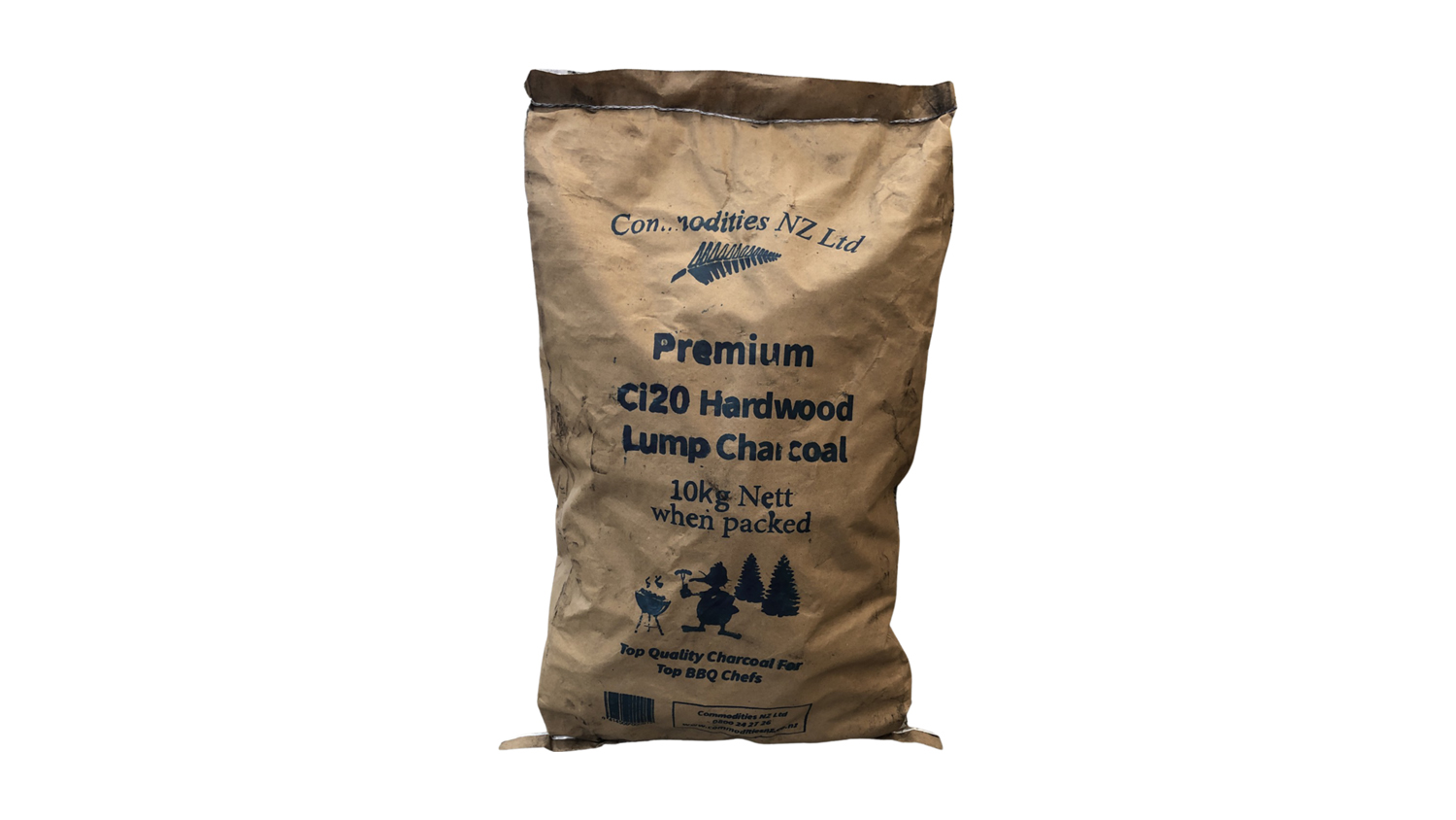 Commodities NZ Premium Hardwood Lump XL Charcoal 10kg