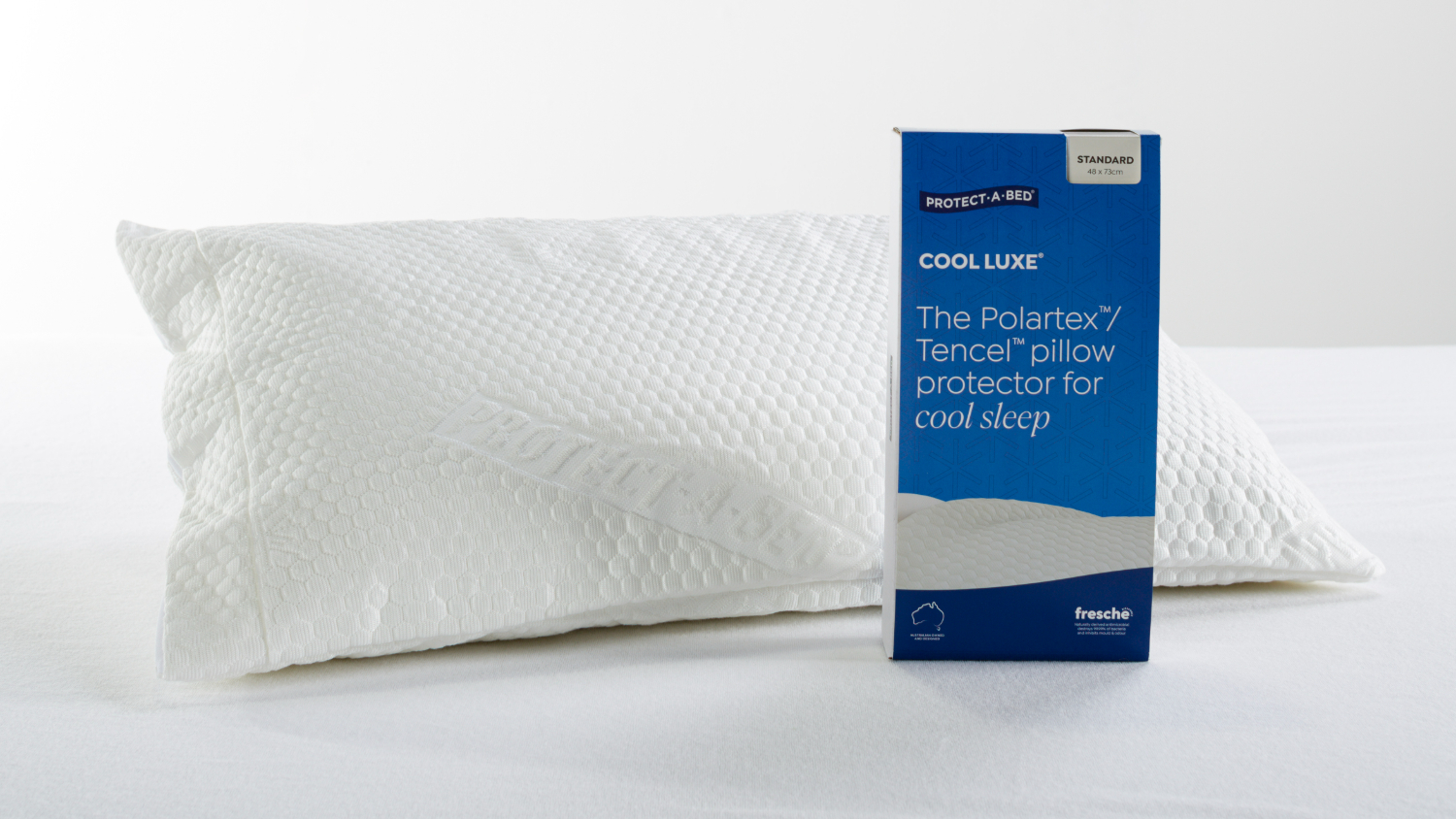 Cool Luxe Fresche Standard Pillow Protector by Protect-A-Bed
