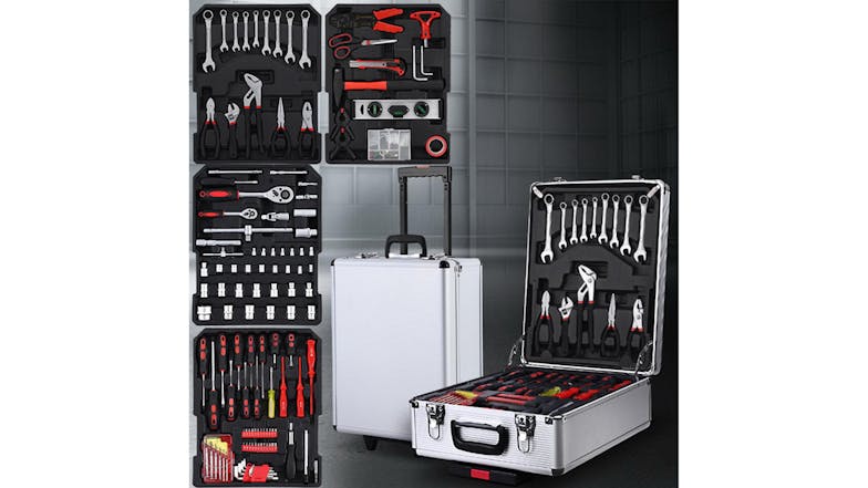 Giantz Tool Kit Trolley Case Toolbox (786 Piece) - Silver