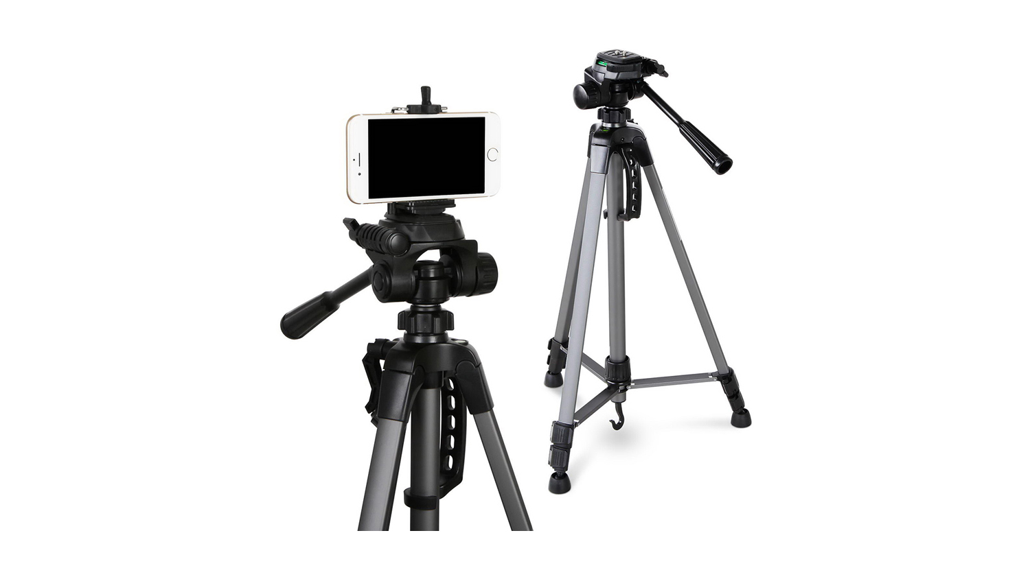 Weifeng 145cm Aluminium Professional Tripod with Pan/Tilt Head Harvey