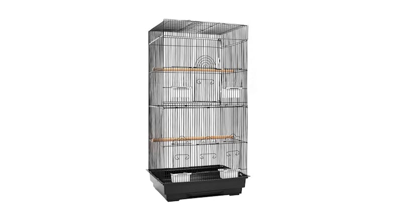 I.Pet Bird Cage Medium Rectangle with Perch 88cm - Black