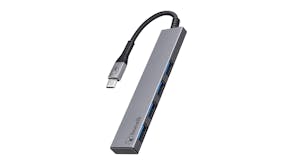Bon.Elk Long-Life USB-C to 4 Port USB 3.0 Slim Hub - Space Grey