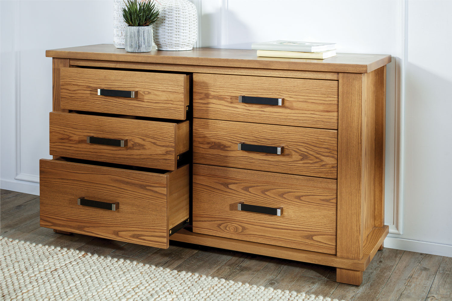 Huntsman Ash 6 Drawer Lowboy Harvey Norman New Zealand