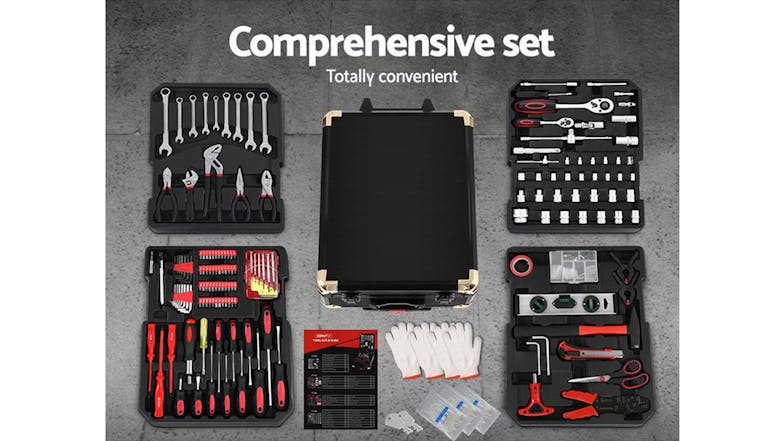 Giantz Tool Kit Trolley Case Toolbox (786 Piece) - Black