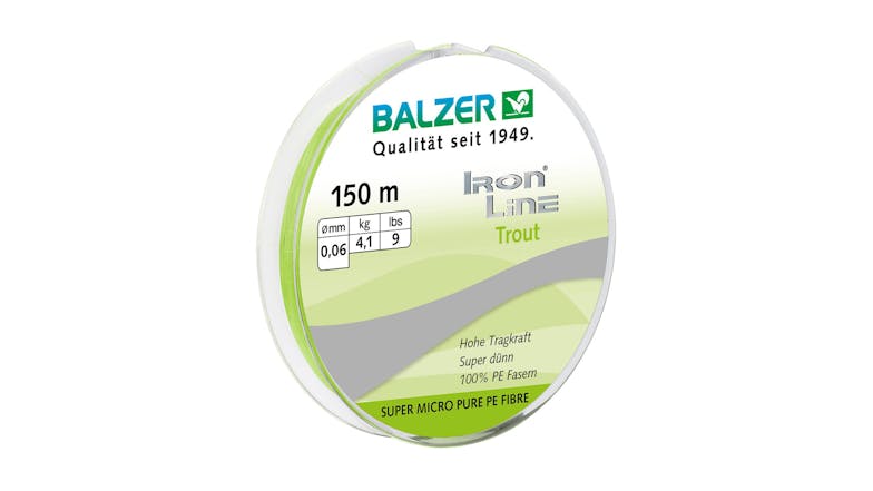 Iron Line Trout Fishing Line 150m - Chartreuse
