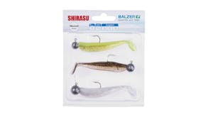 Shirasu Waggle Shad Soft Lure Set 7cm