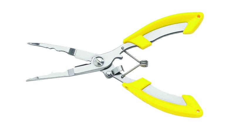 Curved Precision Pliers with Cutter