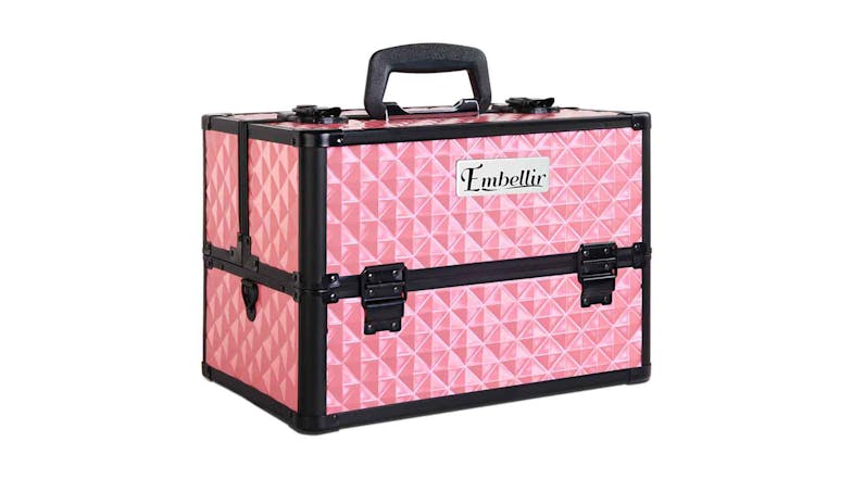 Embellir Portable Cosmetic Case - Pink