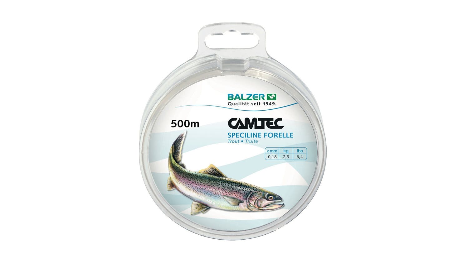 Balzer Camtec SpeciLine 0.18mm Trout Fishing Line 500m