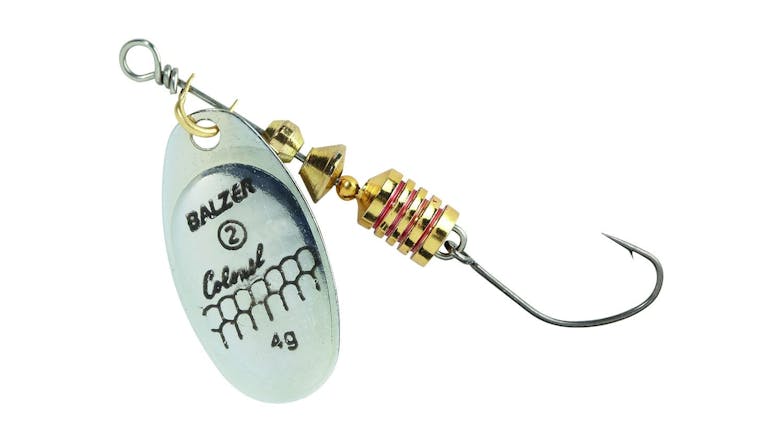 Colonel Classic Trout Spinner Lure Single Hook 4g - Silver
