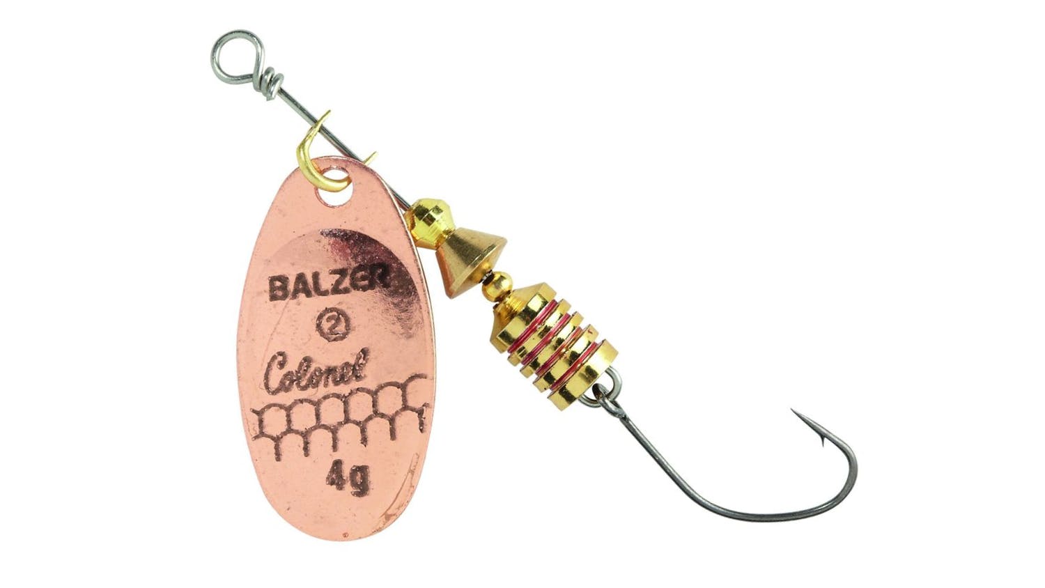 Colonel Classic Trout Spinner Lure Single Hook 4g - Black Beauty