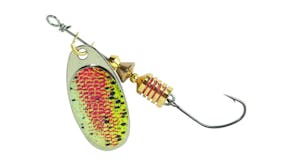 Colonel Classic Trout Spinner Lure Single Hook 1.5g - Rainbow Trout