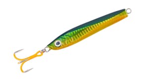 Pilker UV Beast Jig Lures with UV Pattern 120g -  Green/Silver