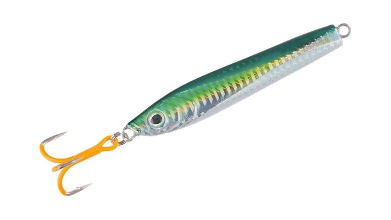 Pilker UV Beast Jig Lures with UV Pattern 80g -  Green/Silver