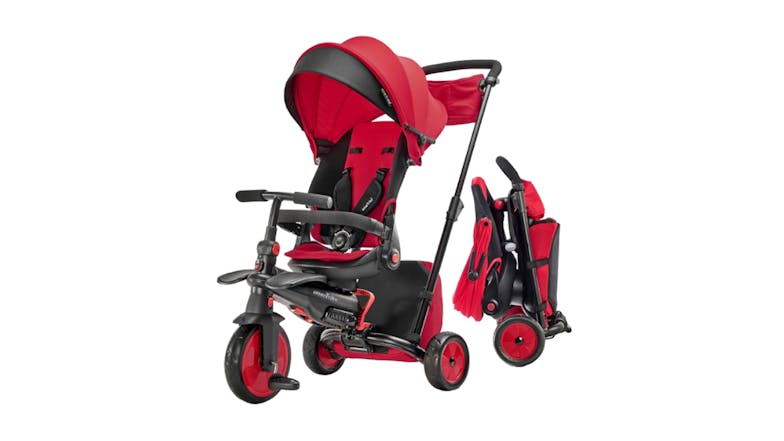 smarTrike Str7J. 7-in-1 Folding Trike - Red