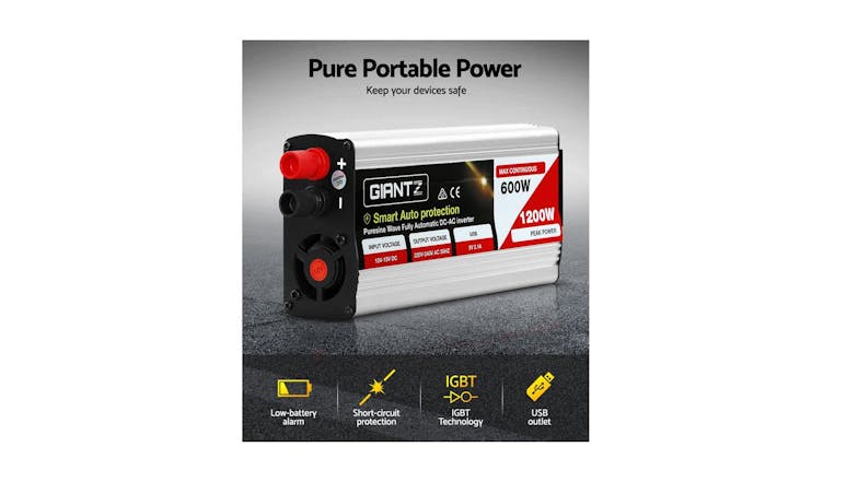Giantz Power Inverter 600W/1200W